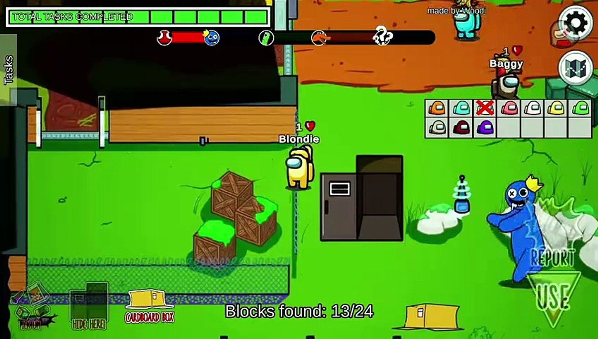 ⁣RAINBOW FRIENDS Mod in Among Us...