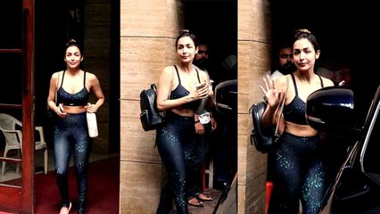 Malaika Arora ऐसी हालत में भी निकली Gym, Abs किया Flaunt!, Video हुआ Viral | FilmiBeat