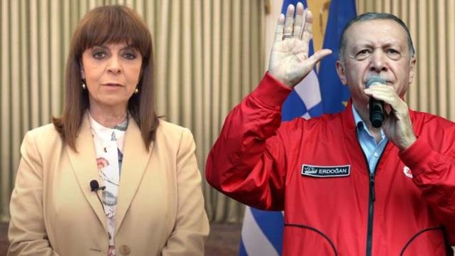 Yunanistan Cumhurbaşkanı Sakellaropoulou'dan Erdoğan'ın Bir gece ansızın gelebiliriz sözlerine skandal tepki