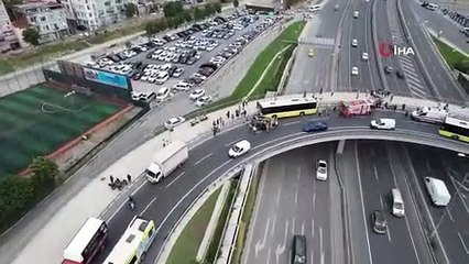 Yenikapı'da İETT otobüsü araçlara çarpa çarpa ilerledi: 12 yaralı