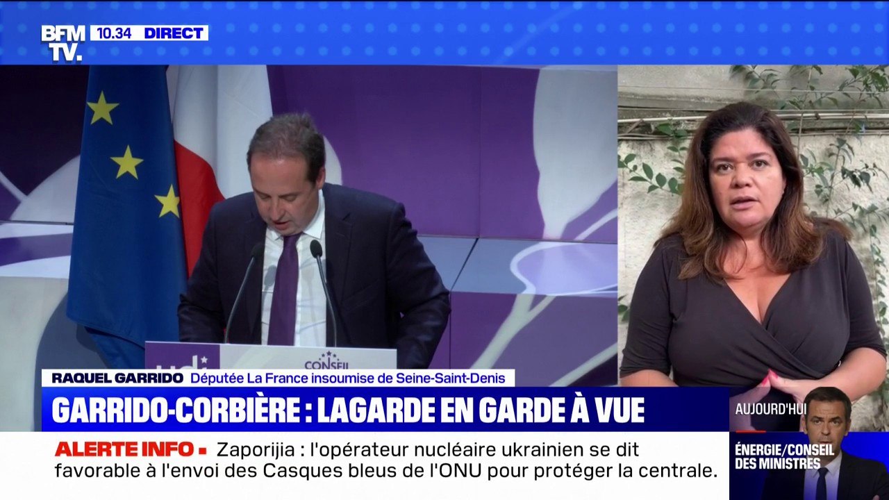 Raquel Garrido réagit à la mise en garde à vue de Jean-Christophe Lagarde: "Je suis satisfaite que l'enquête avance"
