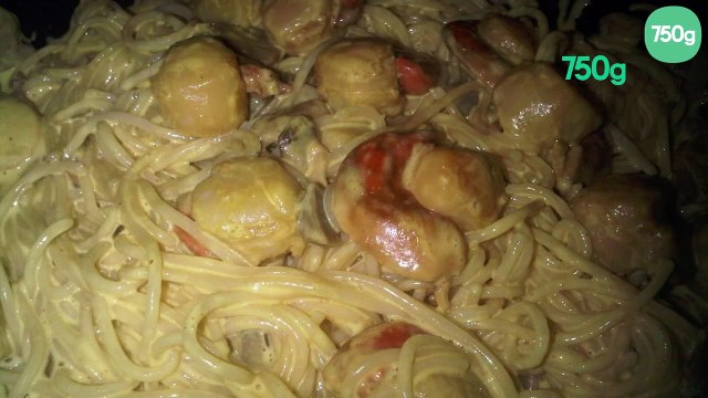 Spaghettis aux noix de Saint-Jacques