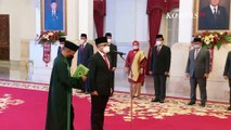 Momen Presiden Jokowi Ambil Sumpah Azwar Anas Jadi Menpan-RB