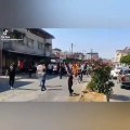 Suriyeli gencin cenazesini tekbirle taşıdılar!