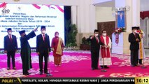 PRESISI Update 16.00 WIB  Presiden Jokowi Melantik Menteri PANRB Sisa Masa Jabatan Tahun 2019-2024 dan Anggota DKPP