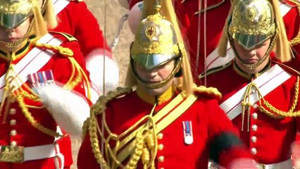 King's Guard of Honour march to Buckingham Palace