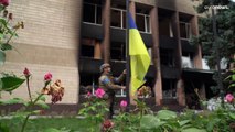 Ucrania | Zelenski hace su primera visita a los territorios recuperados con la contraofensiva