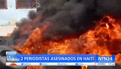 Asesinan y queman a dos periodistas que cubrían un enfrentamiento entre bandas en Haití