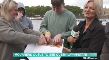 Alice Beer reports from the queue of mourners