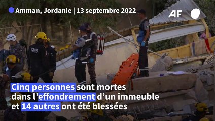 Jordanie: recherches en cours pour extraire dix personnes des décombres d'un immeuble