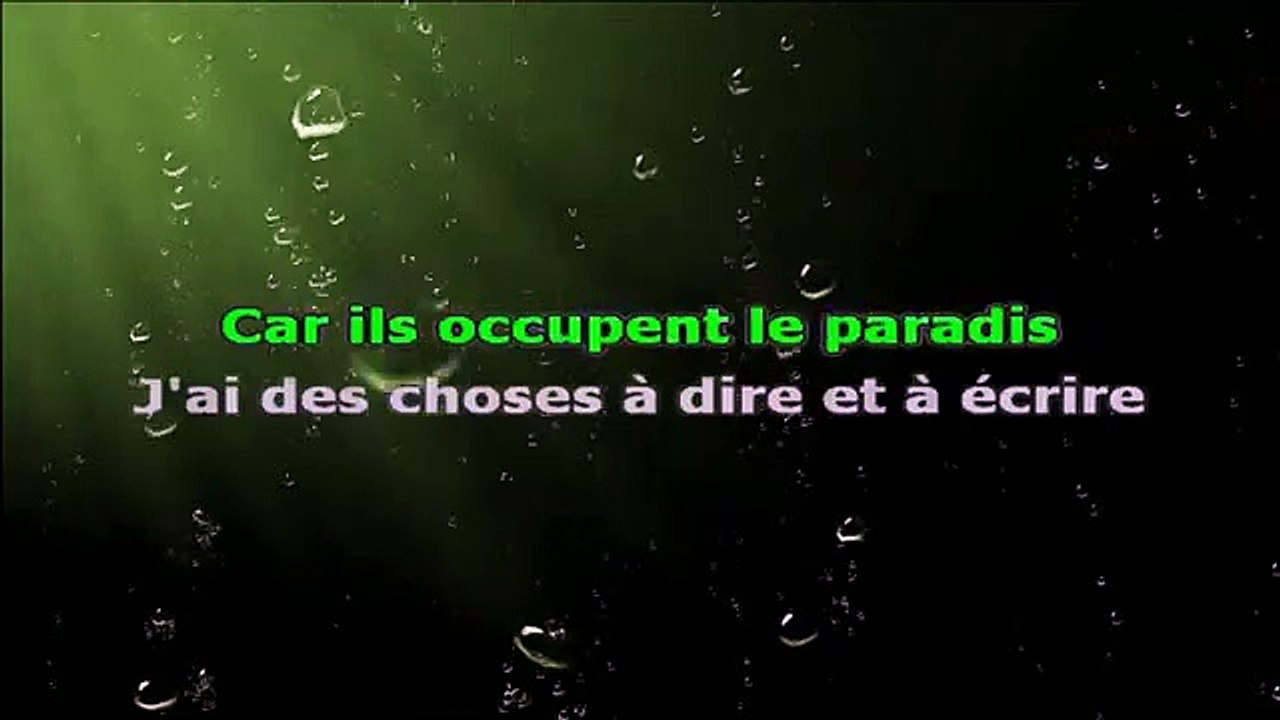 KARAOKE Gims - Les roses ont des épines