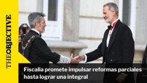 Fiscalía promete impulsar reformas parciales hasta lograr una integral