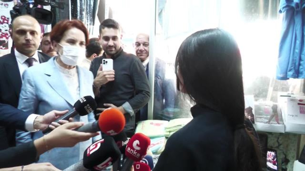 Akşener'in Dinlediği 18 Yaşındaki Esnaf: "Okulu Bırakmak Zorunda Kaldım. Asgari Ücretle Ailemi Geçindiriyorum. Para Yok"