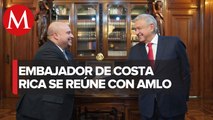 Embajador de Costa Rica en México entrego cartas credenciales a AMLO