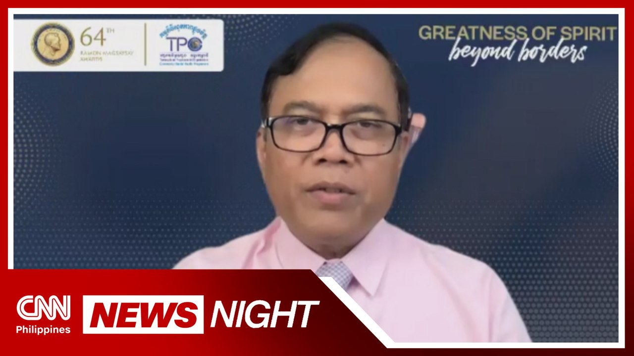 Mental health advocate receives Ramon Magsaysay award  |The Final Word