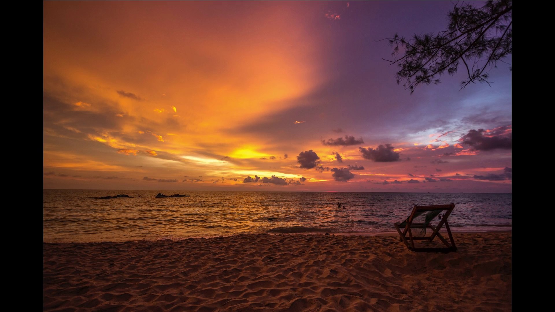 Soothing The Sunset Theme Music - Relaxing Music | Meditation Music | Calmness Music | No Stress Mus