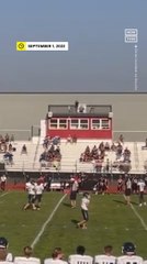 Family of Deer Interrupt High School Football Game
