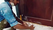 - PIPOCOLOURS - video-1 Asianpaints- repainting door polish- remove polish- how to remove- Telugu paints ( 360 X 636 )