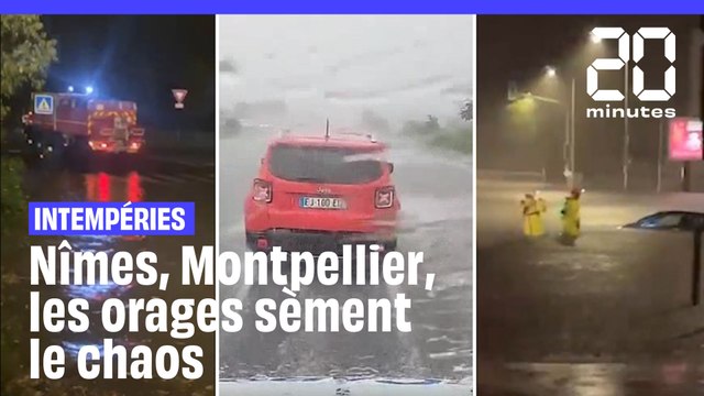 Intempéries : Le Gard essuie de violents orages