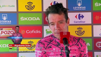 Tour d'Espagne 2022 - Rigoberto Uran : “Esta victoria de etapa en La Vuelta significa que siempre hay que creer en ella y luchar, ¡eso es!”