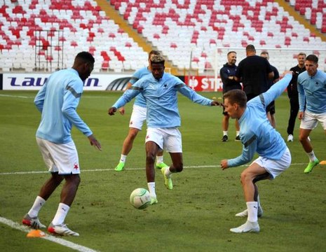 Slavia Prag, Sivasspor maçı hazırlıklarını tamamladı