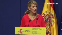 Yolanda Díaz empieza las reuniones con las empresas de supermercados para limitar el precio de los alimentos