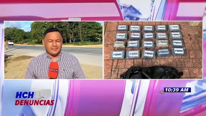 #HCHRoatán | A incineración 20 paquetes de cocaína incautados en Parrot Tree