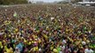 Bolsonaro critica institutos de pesquisa em discurso em Brasília