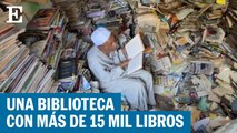 Una biblioteca improvisada en un pueblo egipcio guarda más de 15 mil libros