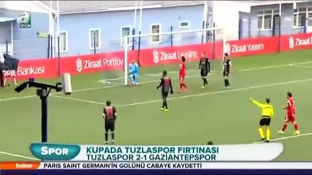 Tuzlaspor 2-1 Gaziantepspor 31.12.2014 - 2014-2015 Turkish Cup Group A Matchday 4