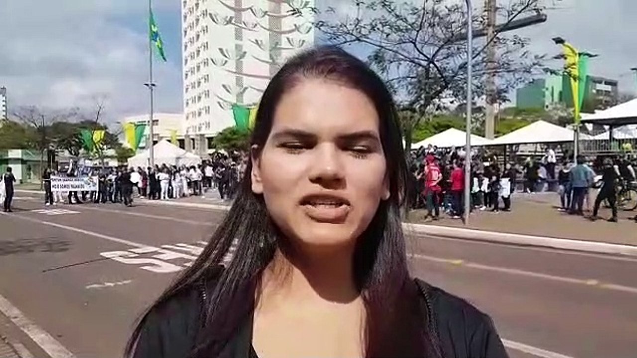 "A Enfermagem Cascavel está unida" diz manifestante em conversa com a CGN sobre em ato realizado nesta quarta-feira (07)