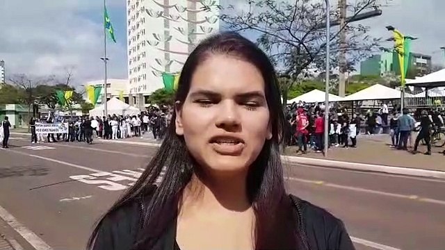 A Enfermagem Cascavel está unida diz manifestante em conversa com a CGN sobre em ato realizado nesta quarta-feira (07)