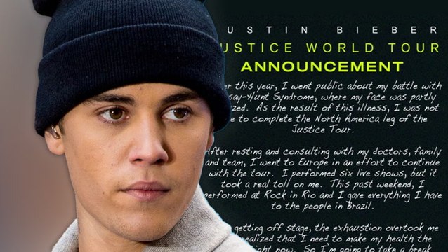 Justin Bieber Cancels World Tour Over Mental Health Concerns: ‘I Need Time To Rest & Get Better’