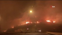 Son dakika haber | Mersin'deki orman yangını D-400 karayoluna ulaştı, yol kapatıldı