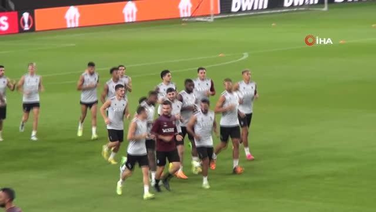 Trabzonspor, Ferencvaros maçı hazırlıklarını tamamladı