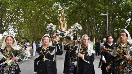 Ofrenda Floral a la Virgen de la Vega en las Ferias de Salamanca