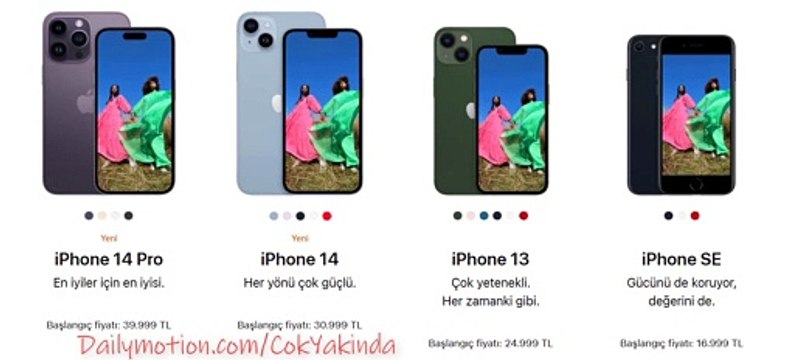 iPhone 14 Serisi Yeni Türkiye Satış Fiyatları 8 Eylül 2022