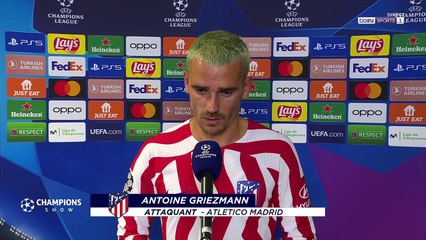 Atlético Madrid - Antoine Griezmann : "On a mis de la pression en fin de match"
