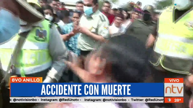 Policía atropelló a un adulto mayor