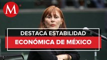 México ha mostrado estabilidad económica ante tiempos difíciles: Tatiana Clouthier