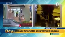 Balacera con persecución por 3 distritos: Cae banda de ladrones de autopartes en la avenida Colonial