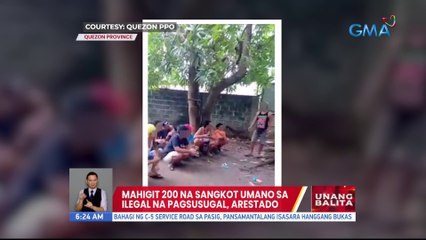Mahigit 200 na sangkot umano sa ilegal na pagsusugal, arestado | UB
