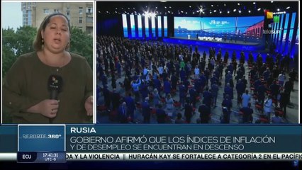 Presidente Vladímir Putin anuncia estabilización de la económica rusa