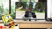 Spongebob Escape From Giant Dinosaur Cars Jumping Down at High Speed  BeamNG Drive Car Crashes