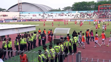 Pengamanan Pertandingan Sepak Bola Liga 2 di Stadion GOR Delta Sidoarjo