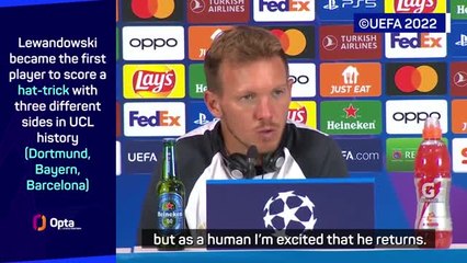Nagelsmann 'excited' for Lewandowski's return on Matchday 2