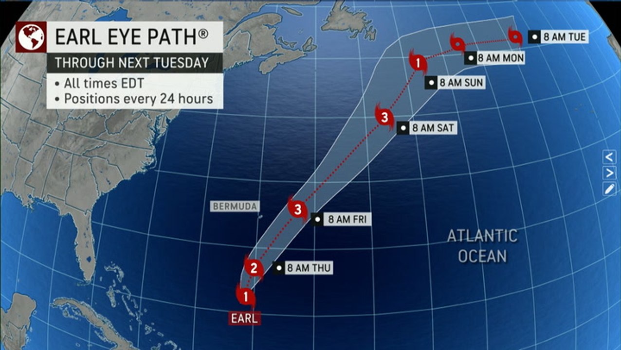 What to expect from Hurricanes Danielle and Earl in the Atlantic and Kay in the Pacific