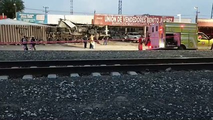 Tragedia en Villa Ahumada. Policía investiga en la escena.