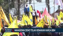 Demo Mahasiswa Tolak Kenaikan Harga BBM, Terobos Masuk Gedung DPRD