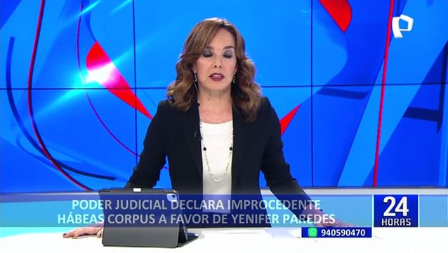 Yenifer Paredes: declaran improcedente habeas corpus donde solicitaba libertad inmediata